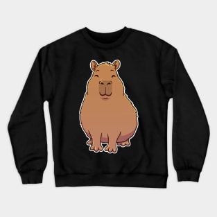 Cute Happy Capybara Crewneck Sweatshirt